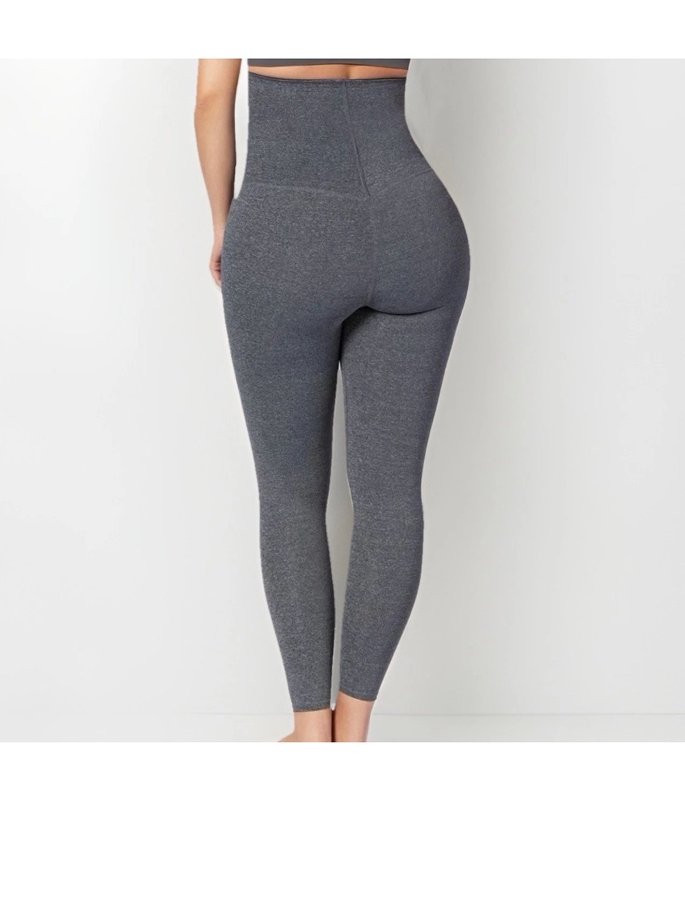 Curveez Size 2XL Stunning Shape High Waisted Leggings Gray NWT